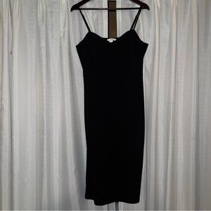 H&M Black Corset Top Dress